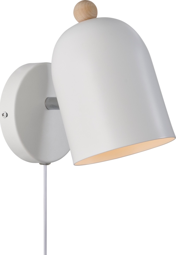 Nordlux - Wandspot GASTON 1xE27/15W/230V wit