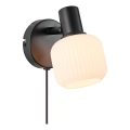 Nordlux - Wandspot MILFORD 1xE14/10W/230V zwart
