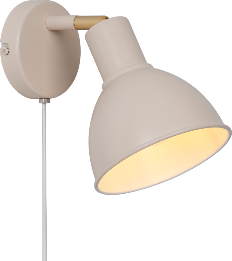 Nordlux - Wandspot POP 1xE27/18W/230V beige