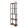 NOTO Vloerlamp met Planken 1xE27/40W/230V bruin/zwart