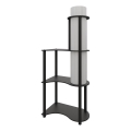 NOTO Vloerlamp met Planken 1xE27/40W/230V Zwart