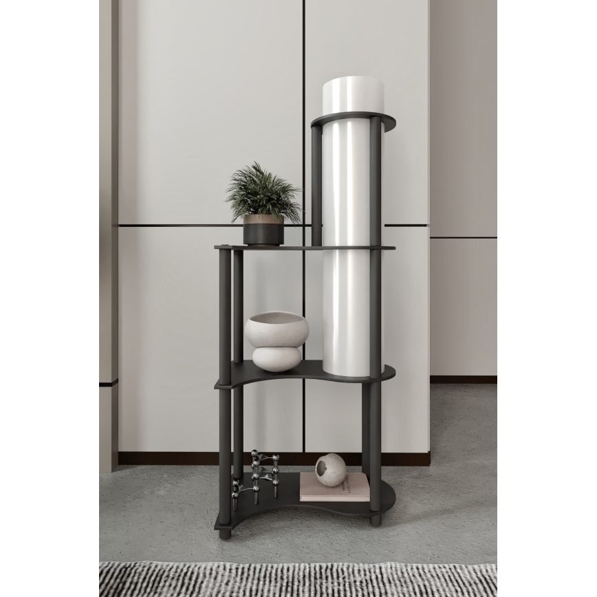 NOTO Vloerlamp met Planken 1xE27/40W/230V Zwart