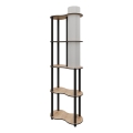 NOTO Vloerlamp met Plankjes 1xE27/40W/230V Beige/Zwart