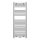 Novaservis - Badkamer handdoekradiator 318W/230V 120x45 cm glanzend chroom recht