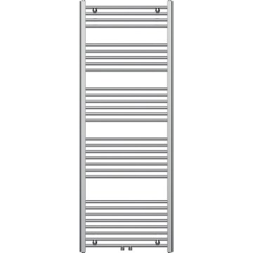 Novaservis - Badkamerradiator (laddermodel) 544W/230V 160x60 cm glanzend chroom recht