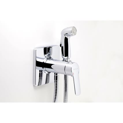 Novaservis-Bidet kraan met sproeier voor verborgen installatie METALIA glanzend chroom