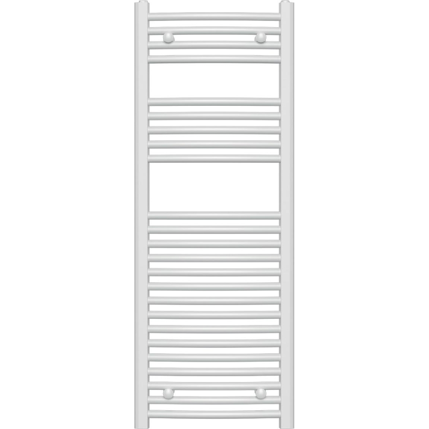 Novaservis - Handdoekradiator voor badkamer 490W/230V 120x45 cm wit, afgerond