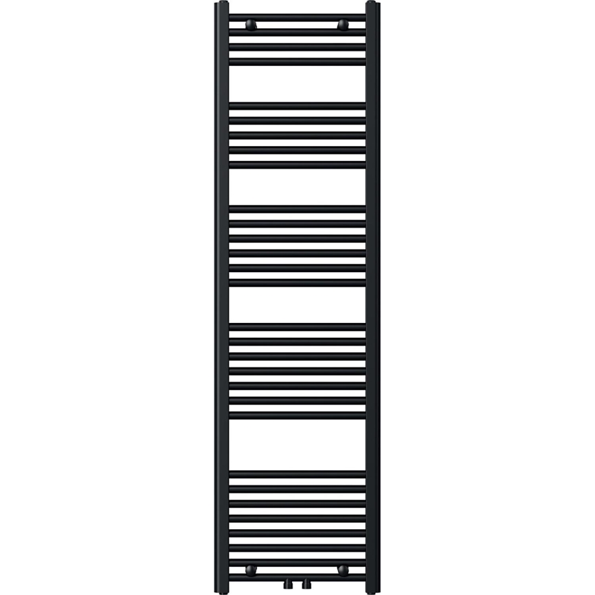 Novaservis - Handdoekradiator voor badkamer 648 W/230 V, 160 x 45 cm, zwart, recht