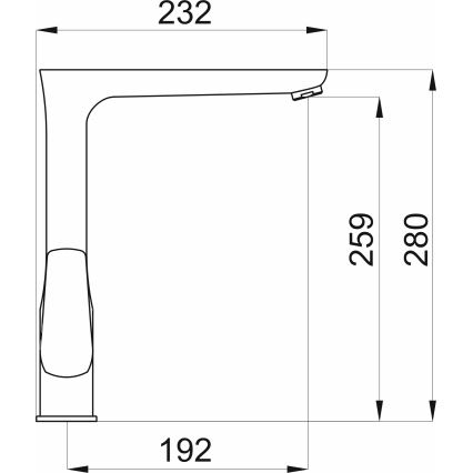Novaservis - Keukenkraan METALIA glanzend chroom