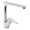 Novaservis - Kraan voor gootsteen METALIA 26,2 cm glanzend chroom