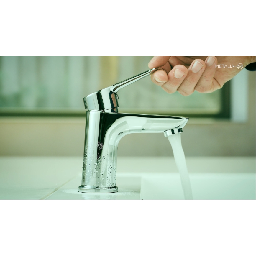 Novaservis - Kraan voor wastafel METALIA 13,2 cm glanzend chroom