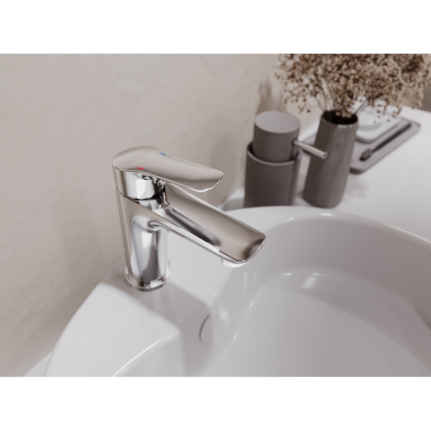 Novaservis - Kraan voor wastafel METALIA 15,5 cm glanzend chroom
