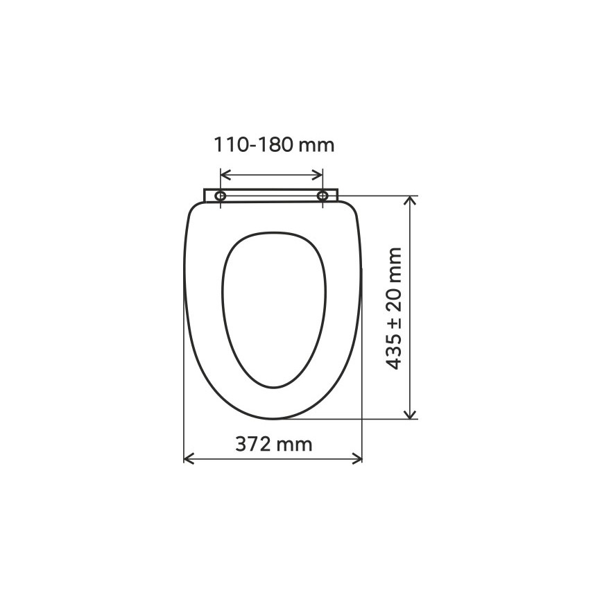 Novaservis - WC-bril MDF/essenhoutdecor