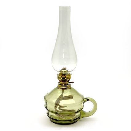 Olielamp KLÁRA 34 cm groen