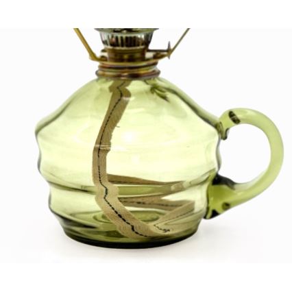 Olielamp KLÁRA 34 cm groen