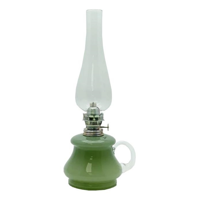 Olielamp TEREZA 34 cm bosgroen