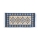 Omkeerbaar oosters vloerkleed KILIM 80x150 cm blauw/beige