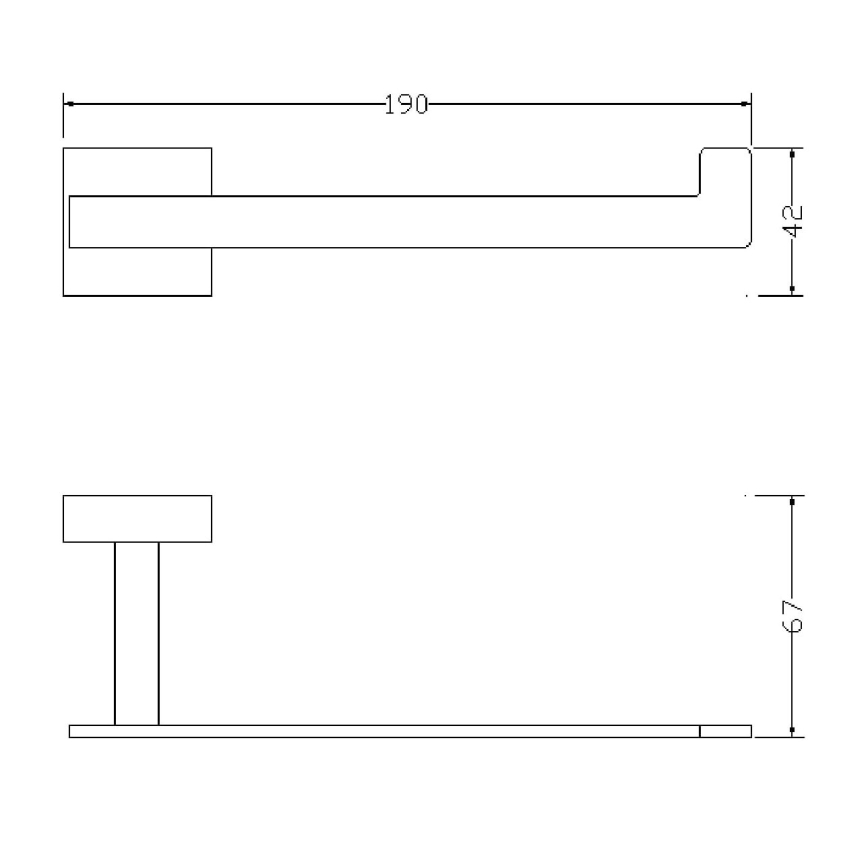 OMNIRES 8151BCR - Toiletpapierhouder LIFT glanzend chroom