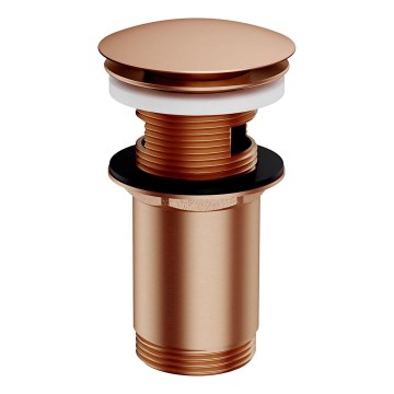 OMNIRES A706CPB - Wastafel afva CLICK-CLACK diameter 6,6 cm geborsteld koper