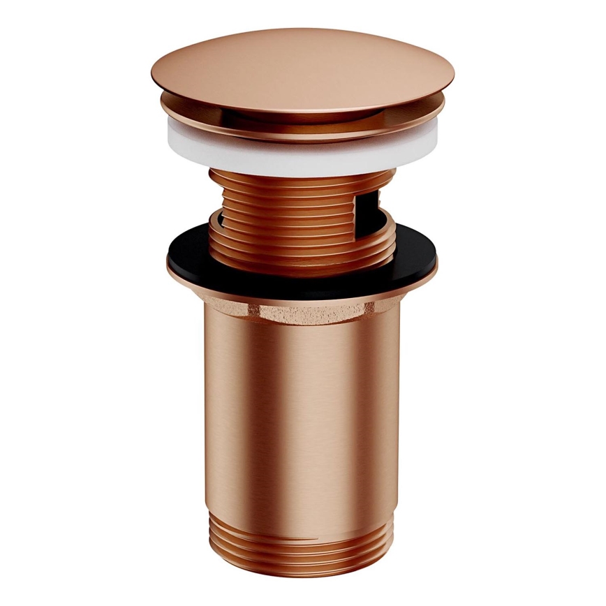 OMNIRES A706CPB - Wastafel afva CLICK-CLACK diameter 6,6 cm geborsteld koper
