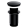 OMNIRES A716BL - Click-clack wastafelafvoer pr. 6,6 cm mat zwart