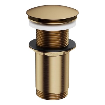 OMNIRES A716BR - Click-clack wastafelafvoer pr. 6,6 cm geborsteld antiek brons