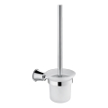OMNIRES AL53620CR - Wandgemonteerde toiletborstel ART LINE glanzend chroom