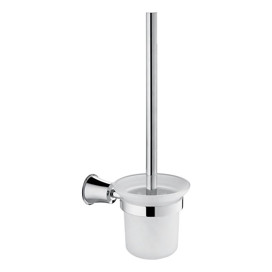 OMNIRES AL53620CR - Wandgemonteerde toiletborstel ART LINE glanzend chroom