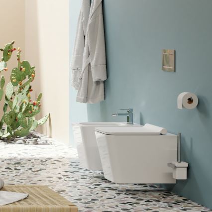 OMNIRES BOSTONMWBP - Wandcloset met SoftClose-toiletbril BOSTON keramiek/glanzend wit