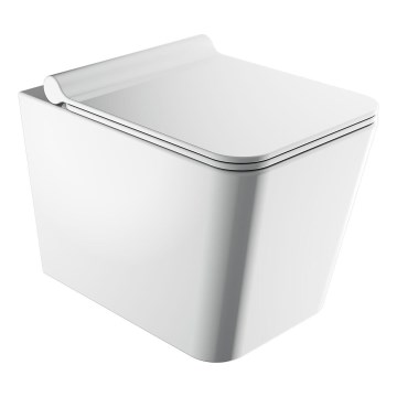 OMNIRES BOSTONMWBP - Hangend toilet met SoftClose zitting BOSTON keramiek/glanzend wit