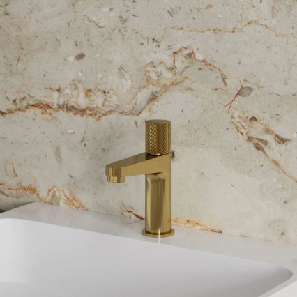 OMNIRES CT8010GLB - Kraan voor wastafel CONTOUR 16,6 cm Grond goud