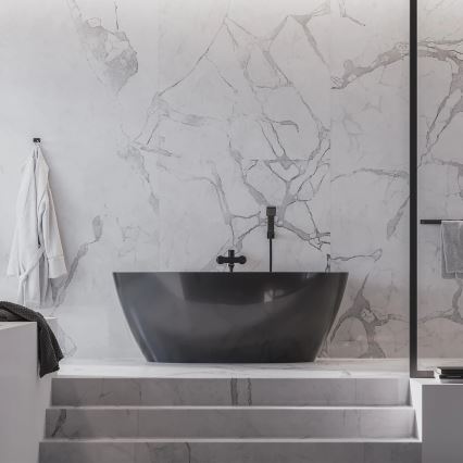 OMNIRES DA70110BL - Muurhaak DARLING semi-mat zwart