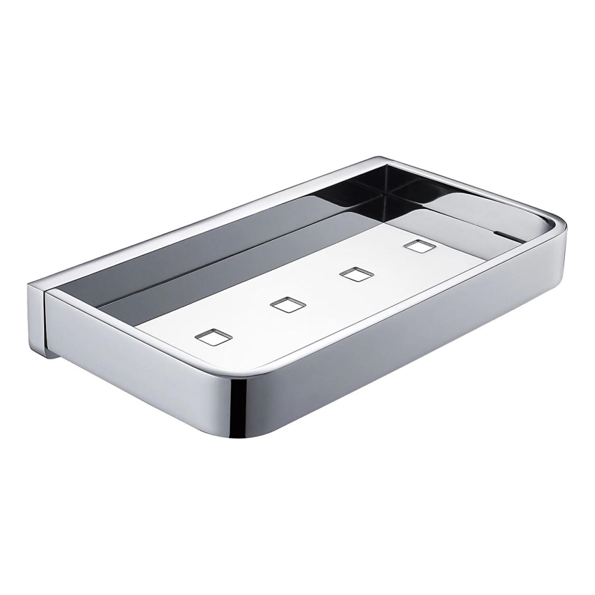 OMNIRES LU30330CR - Wandplank voor douche LUGANO 20 cm glanzend chroom