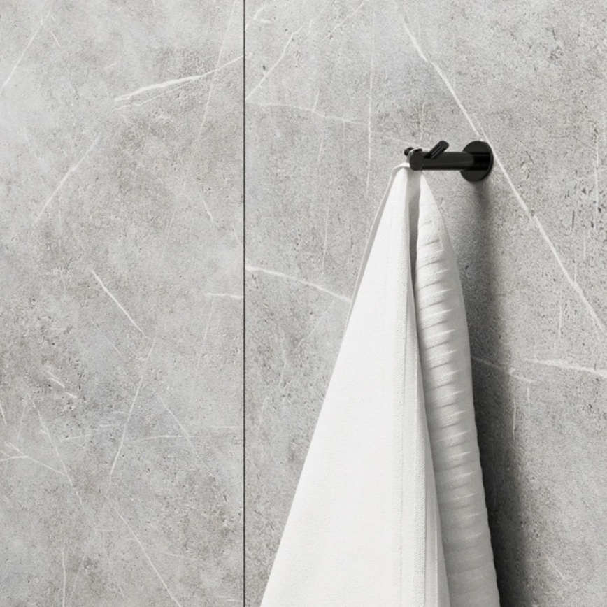 OMNIRES MP60120BL - Muurhaak MODERN PROJECT mat zwart