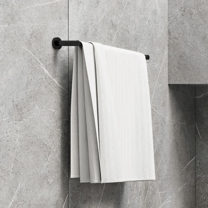 OMNIRES MP60214BL - Handdoekhouder voor aan de muur MODERN PROJECT 40 cm mat zwart