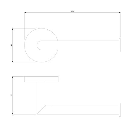 OMNIRES MP60510CR - Toiletpapierhouder MODERN PROJECT glanzend chroom