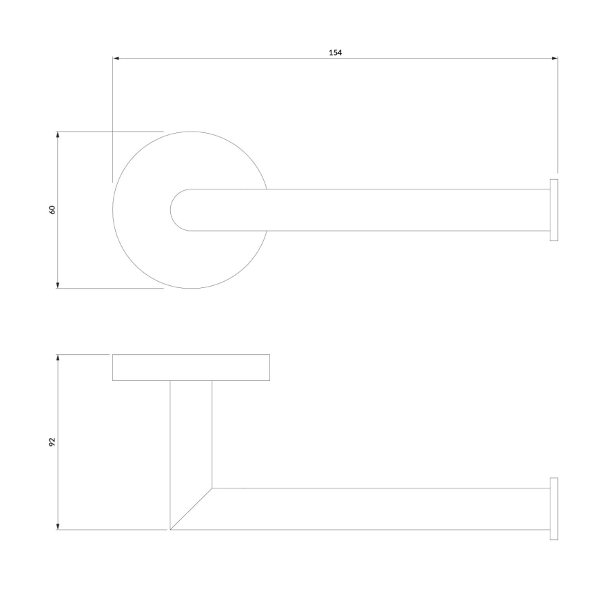 OMNIRES MP60510CR - Toiletpapierhouder MODERN PROJECT glanzend chroom