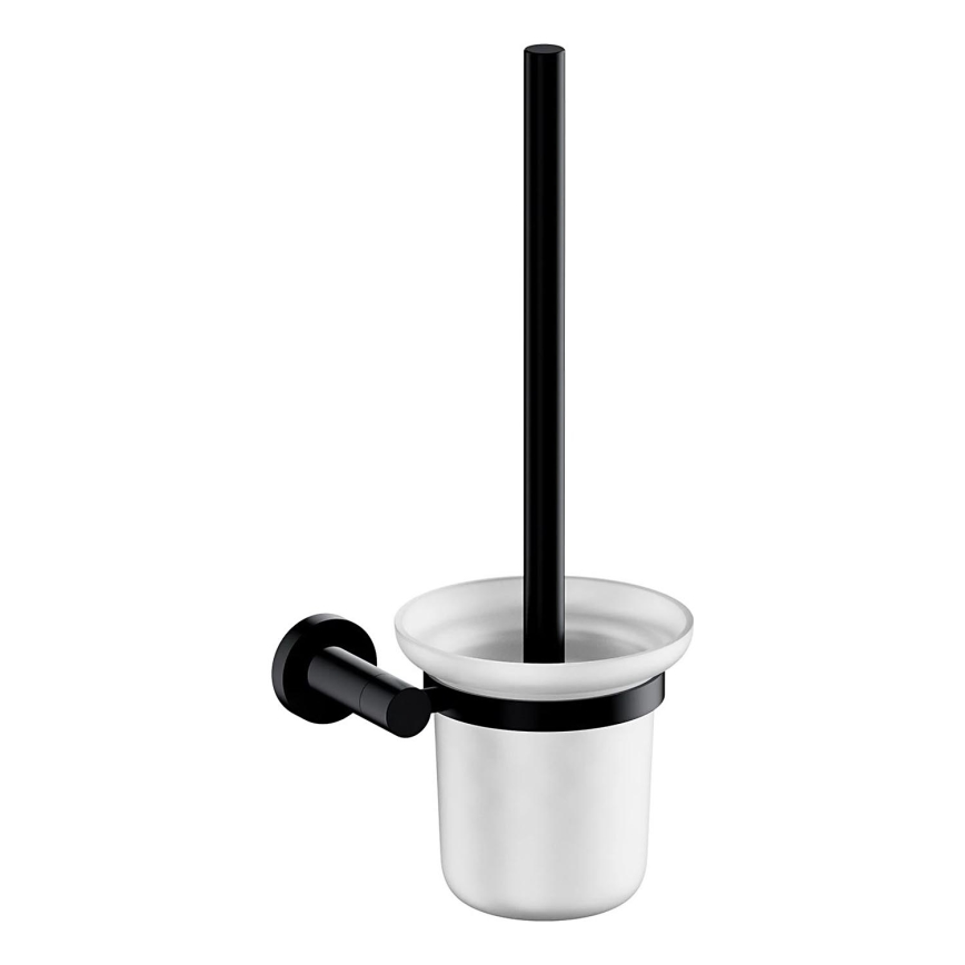 OMNIRES MP60620BL - Wandgemonteerde toiletborstel MODERN PROJECT mat zwart