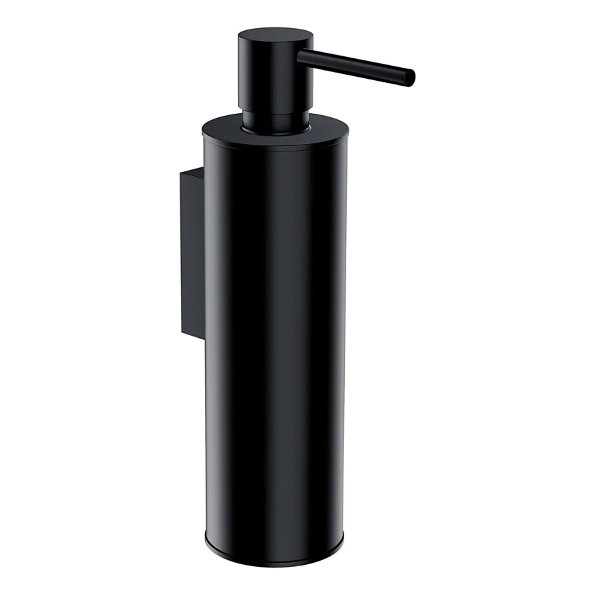 OMNIRES MP60721BL - Zeepdispenser voor aan de muur MODERN PROJECT 150 ml mat zwart