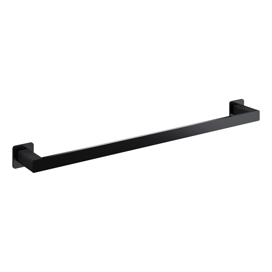 OMNIRES NL80216BL - Handdoekhouder voor aan de muur NELSON 62 cm mat zwart