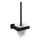 OMNIRES NL80620BL - Wandgemonteerde toiletborstel NELSON mat zwart
