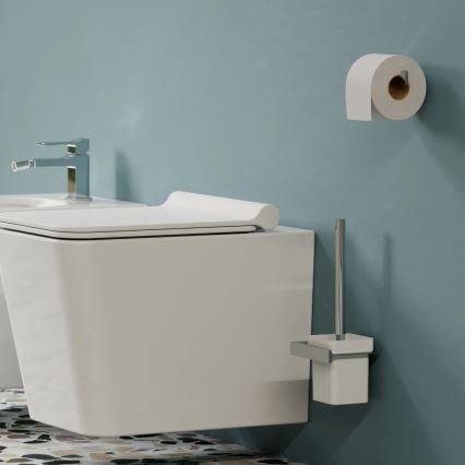 OMNIRES NL80620CR - Wandgemonteerde toiletborstel NELSON glanzend chroom