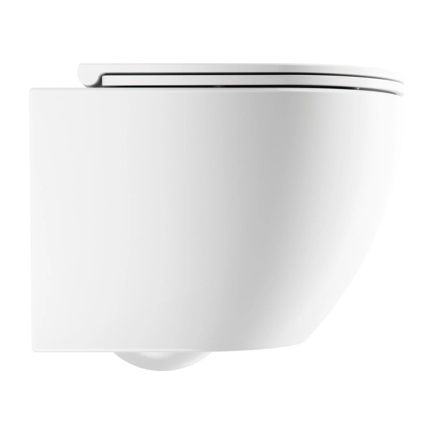 OMNIRES OTTAWASPXMWBM - Wandtoilet met toiletbril SoftClose OTTAWA keramiek/mat wit