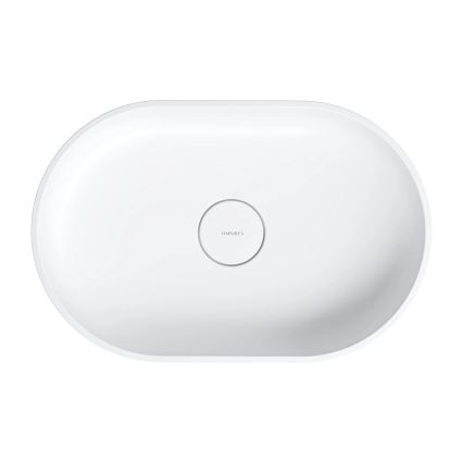 OMNIRES OVOUNBM - Opzetwastafel OVO 55x36 cm dolomiet/mat wit