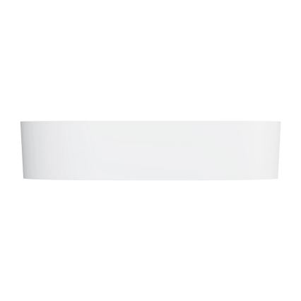 OMNIRES OVOUNBM - Opzetwastafel OVO 55x36 cm dolomiet/mat wit