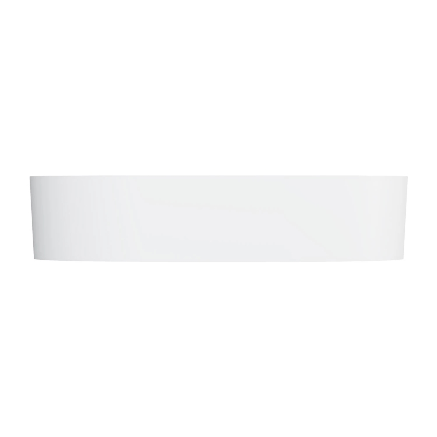 OMNIRES OVOUNBM - Opzetwastafel OVO 55x36 cm dolomiet/mat wit