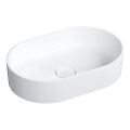 OMNIRES OVOUNBP - Opzetwastafel OVO 55x36 cm dolomiet/glanzend wit