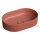 OMNIRES OVOUNTE - Opbouwwastafel OVO 55x36 cm dolomiet/mat terracotta
