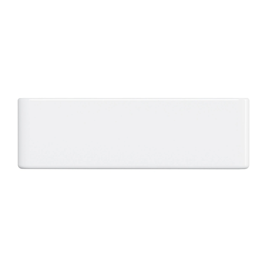 OMNIRES PASADENA360BP - Opzetwastafel PASADENA 36x36 cm keramiek/glanzend wit
