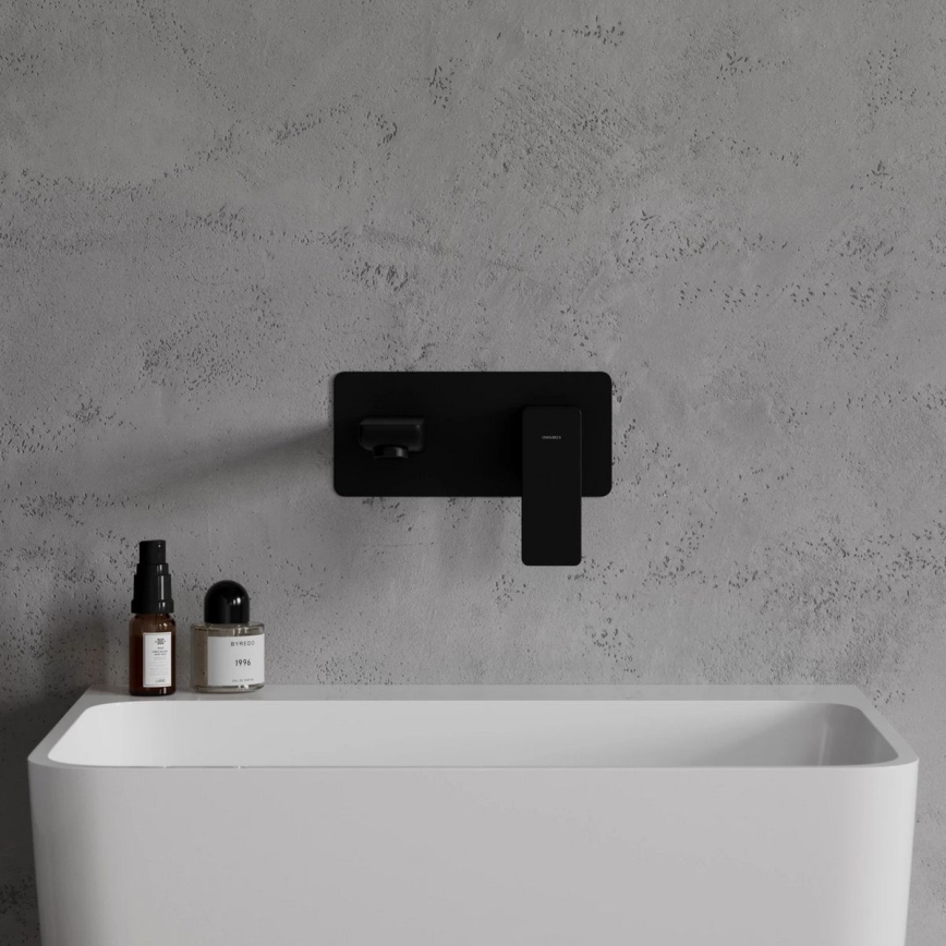 OMNIRES PM7415BL - Wastafelkraan voor inbouwmontage PARMA mat zwart